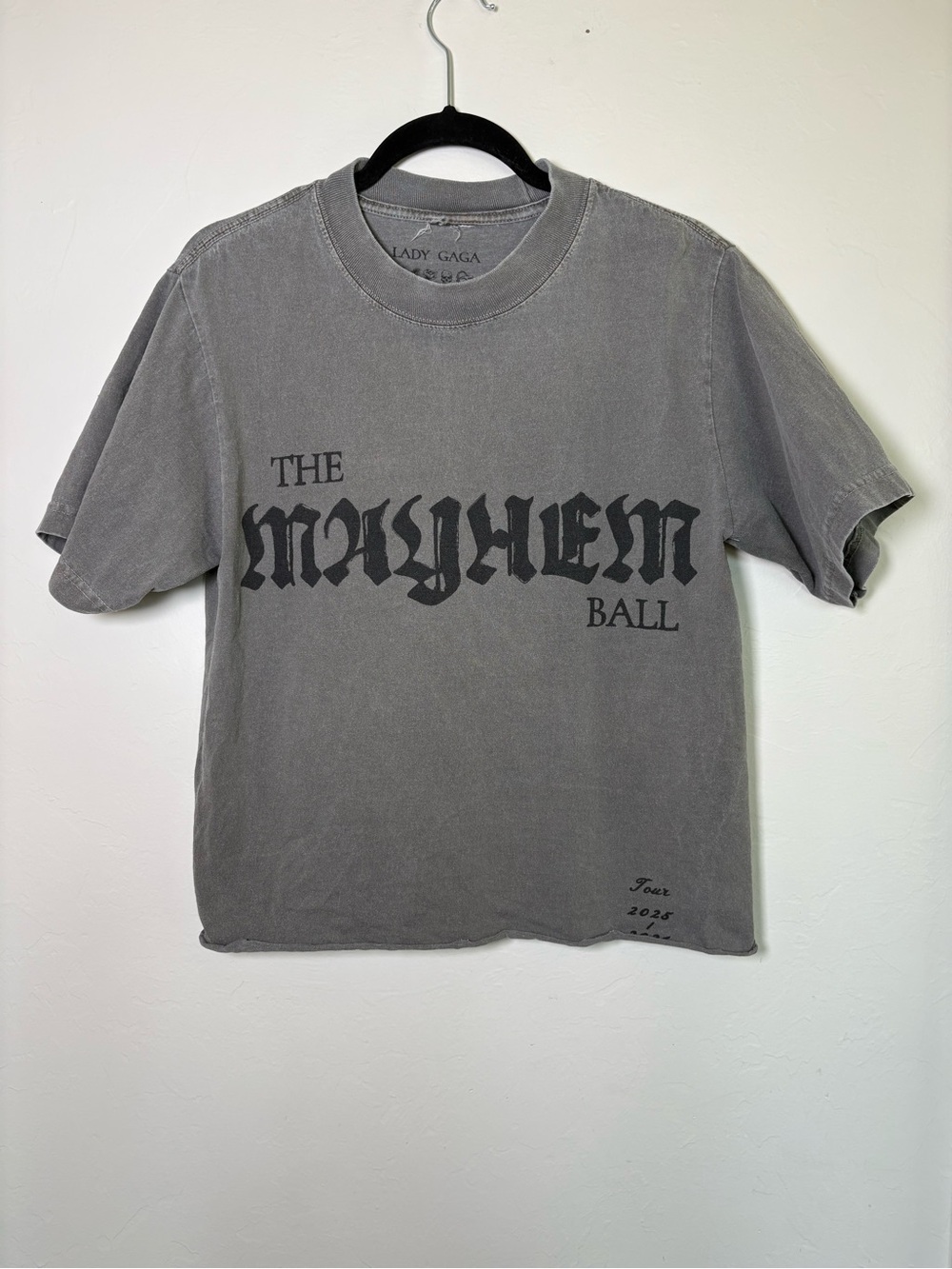 Official Lady Gaga Mayhem Ball tour T shirt Small